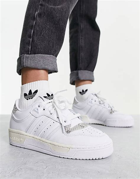 adidas slangenprint wit|Witte sneakers .